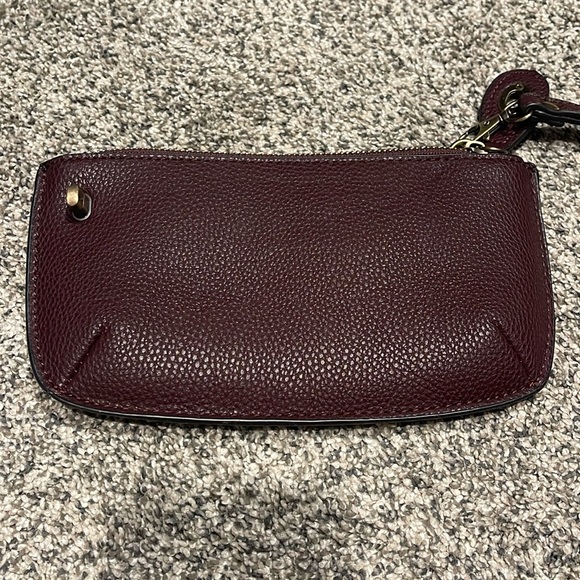 Joy Susan • Mini Crossbody Wristlet Clutch in Maroon/Wine color • EUC - Picture 3 of 16